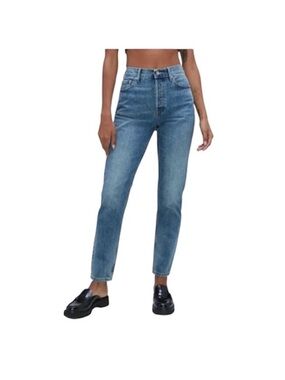 Everlane The 90’s Cheeky High-Rise Slim Straight Ankle Jeans, Blue Sz 26 EUC